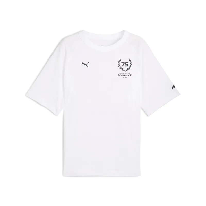 Formula 1 75 Years Relaxed Crew Neck Short Sleeve T-Shirt made by Puma