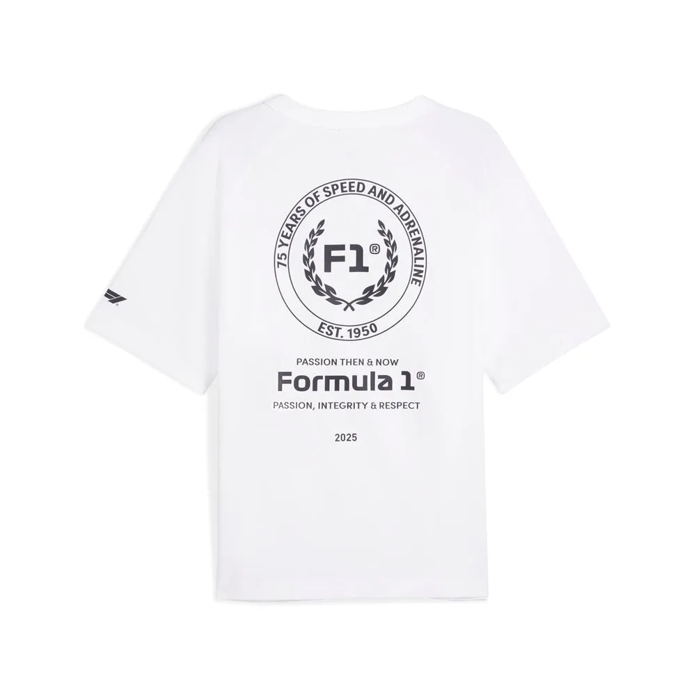Formula 1 75 Years Relaxed Crew Neck Short Sleeve T-Shirt sold by Shoebacca product image thumbnail 2