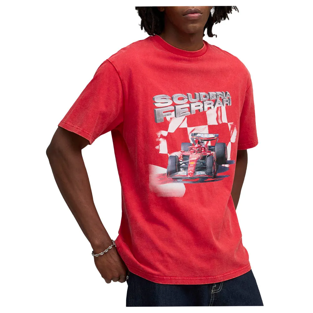 Scuderia Ferrari Sportswear Graphic Crew Neck Short Sleeve T-Shirt sold by Shoebacca product image thumbnail 3