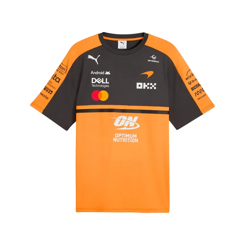 Mclaren Replica Crew Neck Short Sleeve T-Shirt made by Puma