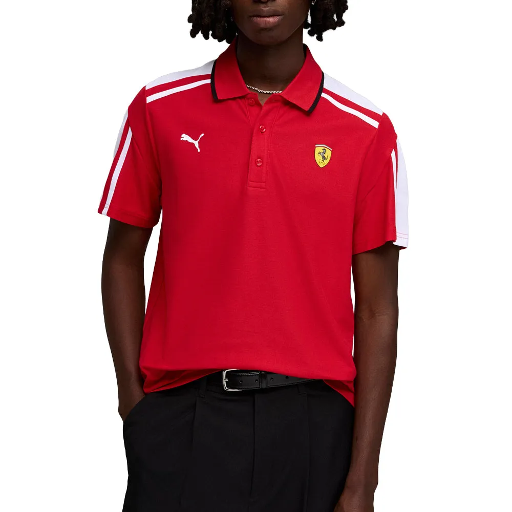 Scuderia Ferrari Mt7 Short Sleeve Polo Shirt sold by Shoebacca product image thumbnail 3