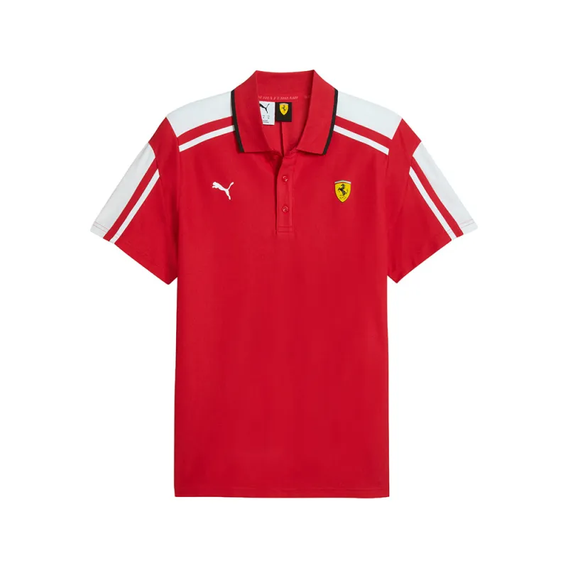 Scuderia Ferrari Mt7 Short Sleeve Polo Shirt made by Puma