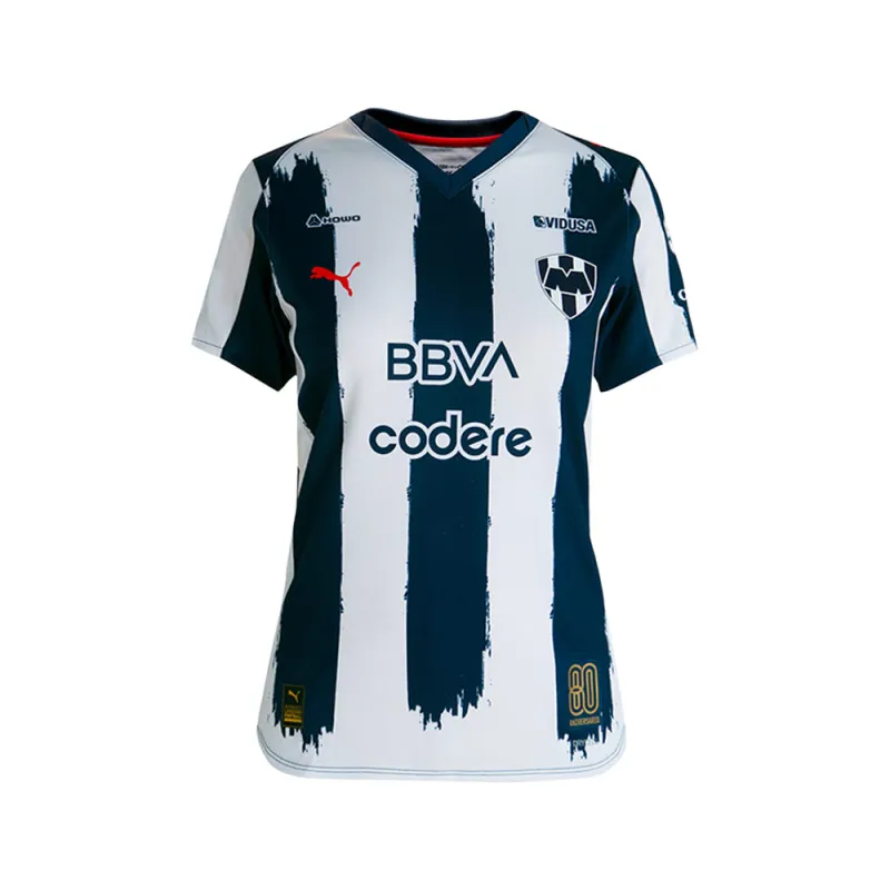 Monterrey Crew Neck Short Sleeve Home Soccer Jersey Replica 25-26 made by Puma