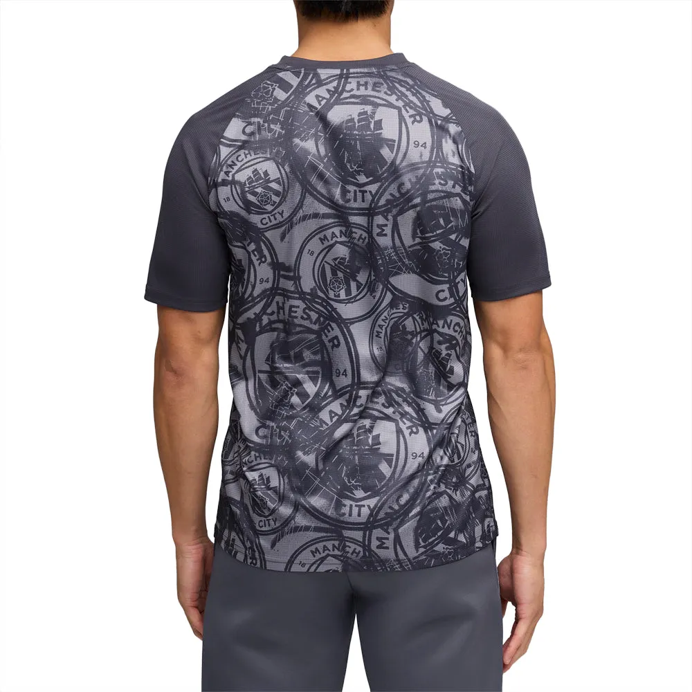 Manchester City Warm Up Crew Neck Short Sleeve Soccer Jersey sold by Shoebacca product image thumbnail 4