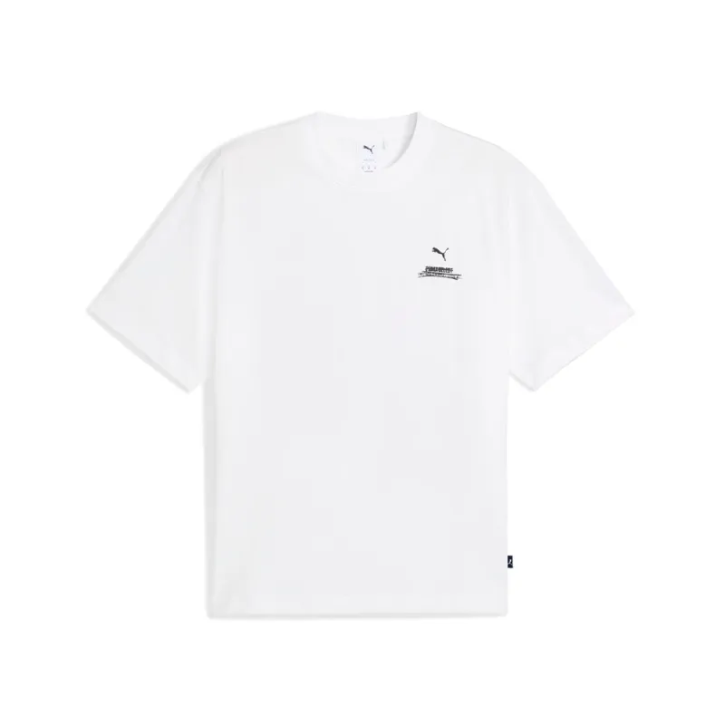 Graphic Magazine Crew Neck Short Sleeve T-Shirt made by Puma