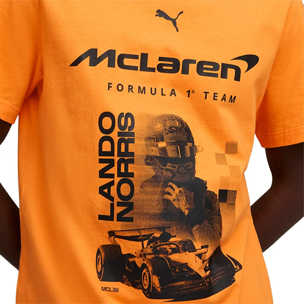 Mclaren Racing Driver Norris Graphic Crew Neck Short Sleeve T-Shirt sold by Shoebacca product image thumbnail 5