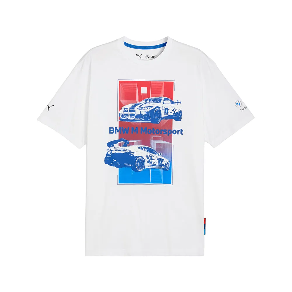 BMW M Motorsport Graphic Crew Neck Short Sleeve T-Shirt sold by Shoebacca