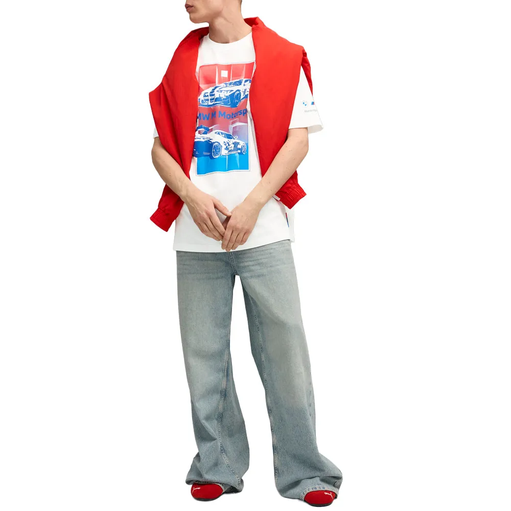 BMW M Motorsport Graphic Crew Neck Short Sleeve T-Shirt sold by Shoebacca product image thumbnail 5