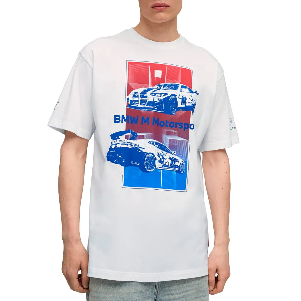 BMW M Motorsport Graphic Crew Neck Short Sleeve T-Shirt sold by Shoebacca product image thumbnail 3