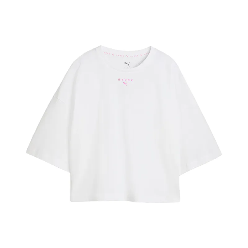 PUMA X HYROX Cropped Crew Neck Short Sleeve T-Shirt made by Puma