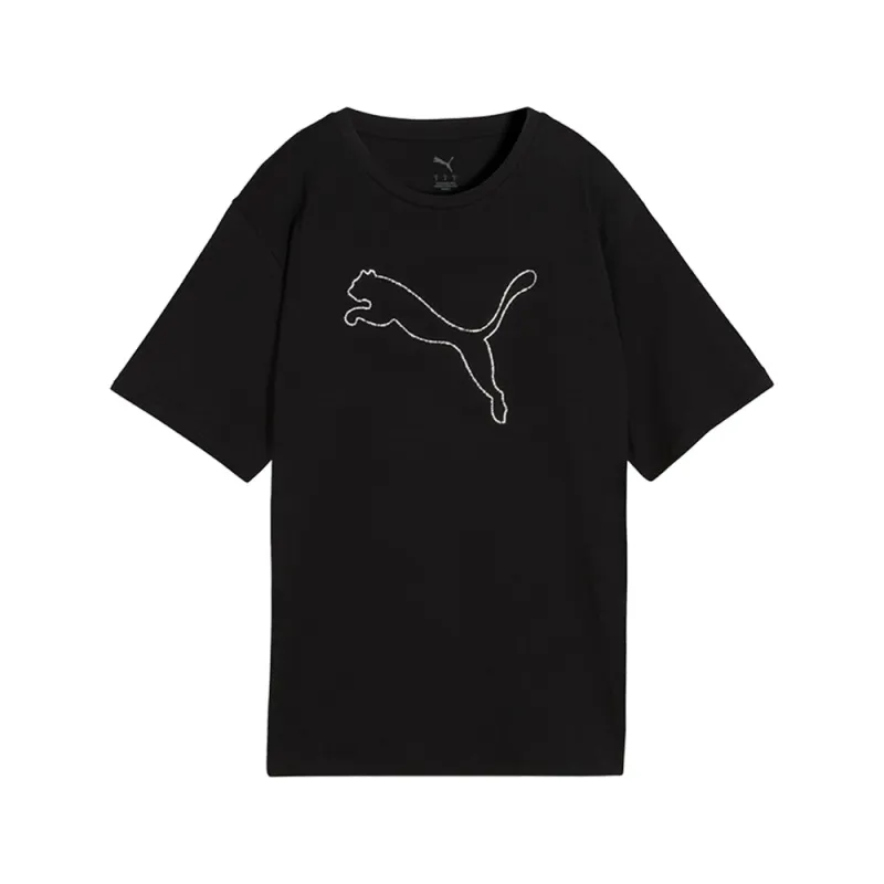 Bedazzled Relaxed Crew Neck Short Sleeve T-Shirt made by Puma