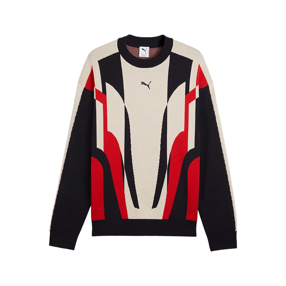 T7 Relaxed Knitted Sweater sold by Shoebacca