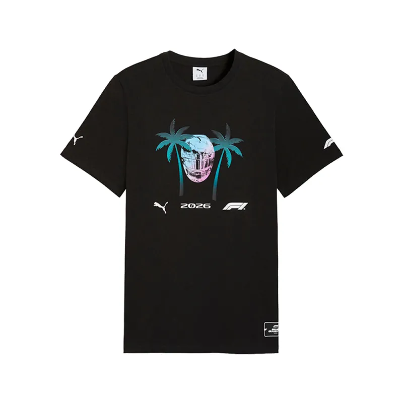 F1 Miami Graphic Crew Neck Short Sleeve T-Shirt made by Puma