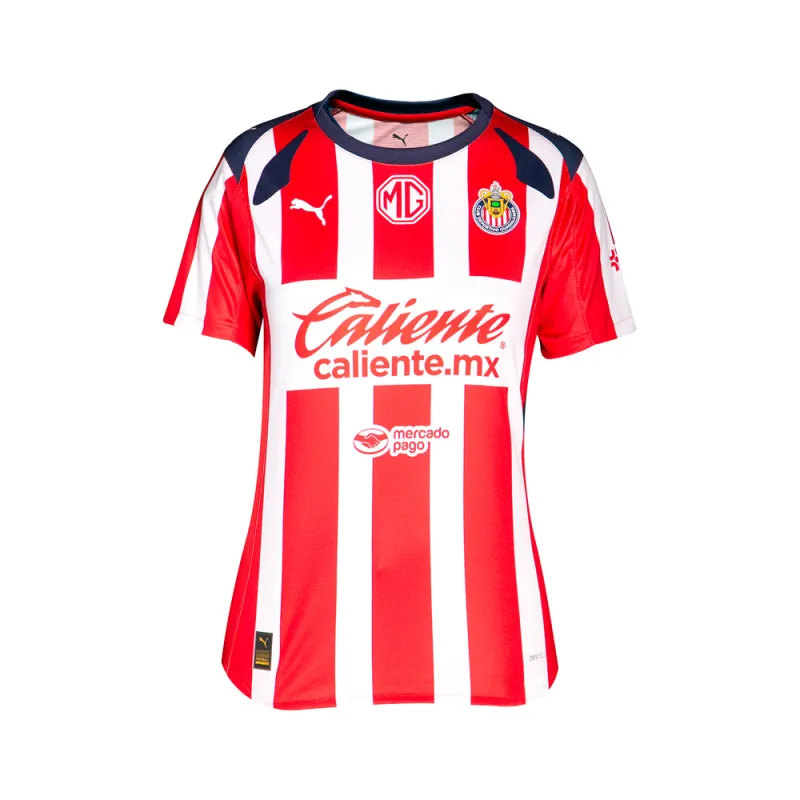 Chivas Home Crew Neck Short Sleeve Replica Jersey  25-26 made by Puma