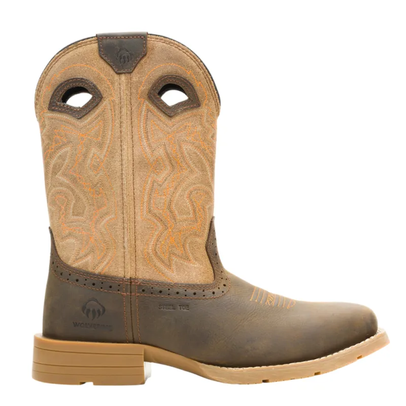 Wheatland HyperRest 10 Inch Waterproof Steel Toe Work Boots made by Wolverine