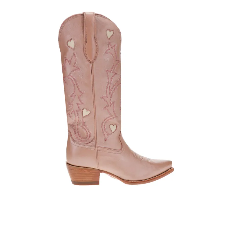 The Annie Hearts Snip Toe Cowboy Boots made by Tecovas