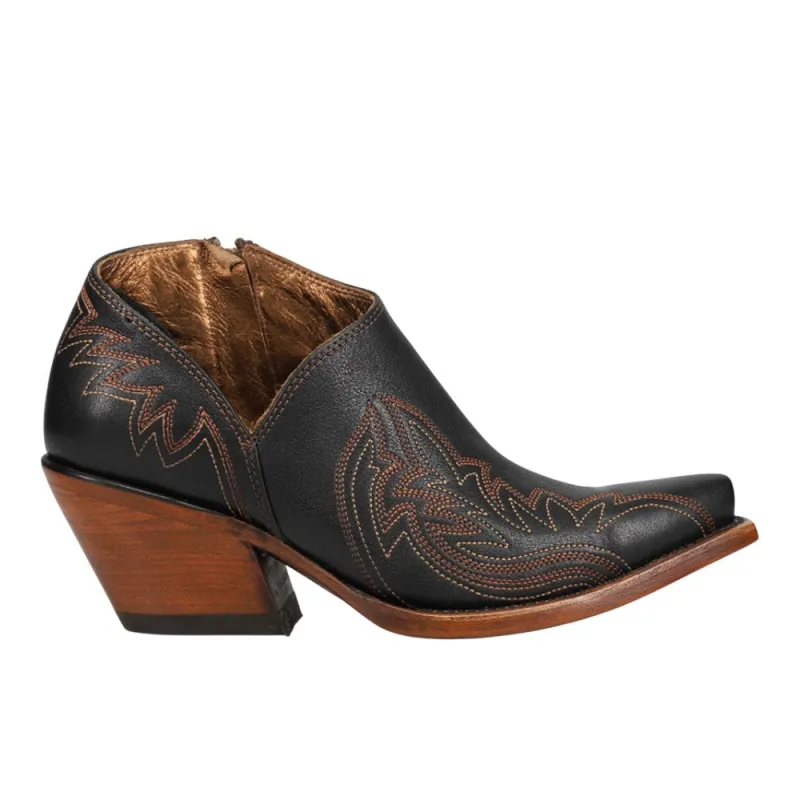 Jolene Embroidered Zippered Snip Toe Cowboy Booties made by Ariat