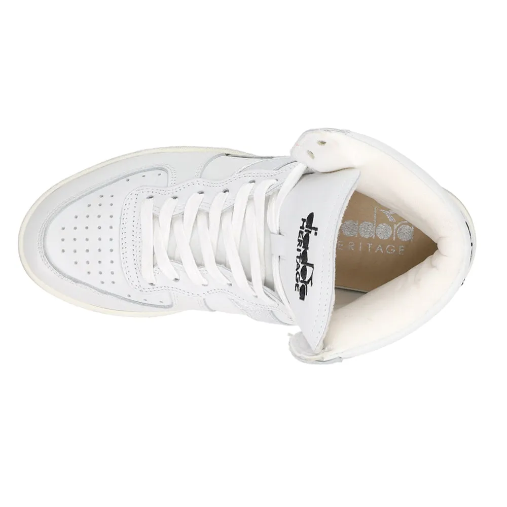 Mi Basket Used Perforated Metallic High Top Sneakers sold by Shoebacca product image thumbnail 4
