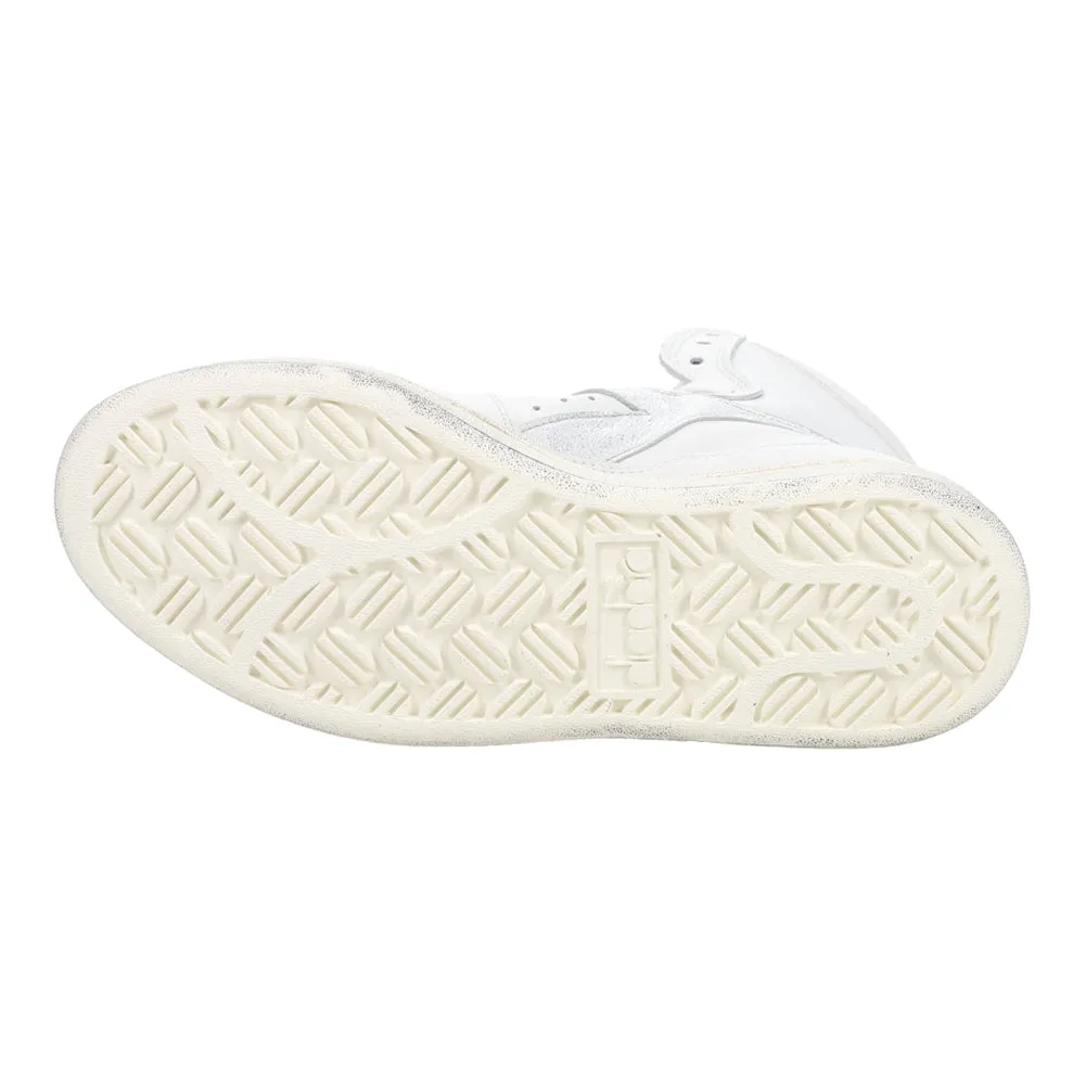 Mi Basket Used Perforated Metallic High Top Sneakers sold by Shoebacca product image thumbnail 5