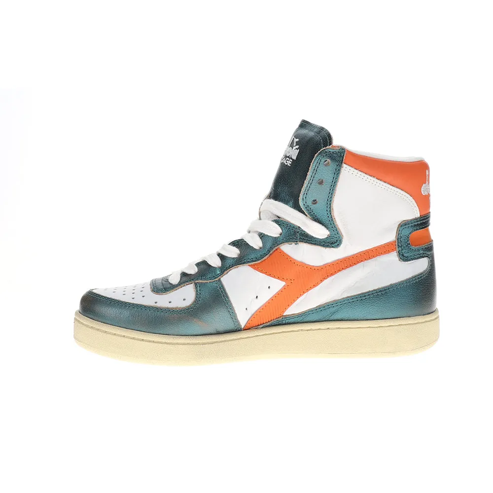 Mi Basket Metal Mix Used High Top Sneakers sold by Shoebacca product image thumbnail 3