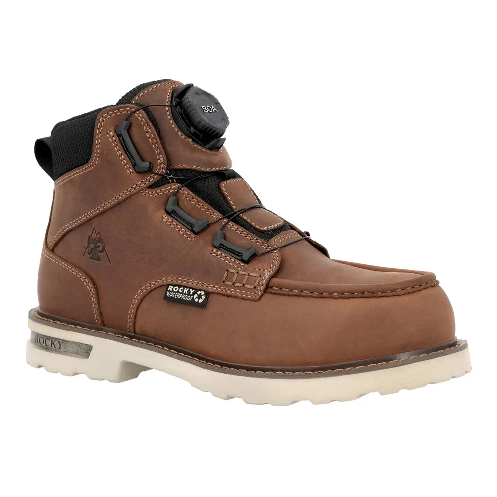 Grindstone XTR 6 Inch BOA Slip Resistant Moc Toe Work Boots sold by Shoebacca product image thumbnail 2
