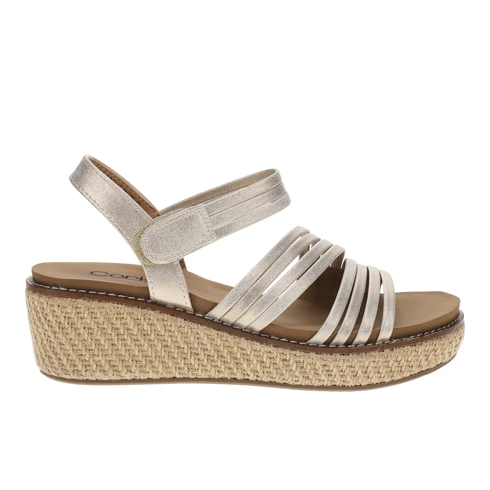 What About Now Strappy Wedge Sandals sold by Shoebacca