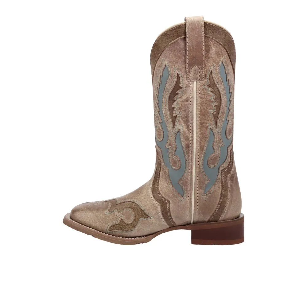 Ardena Leather Pull On Square Toe Cowboy Boots sold by Shoebacca product image thumbnail 3