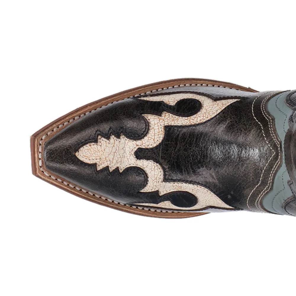 Honky-Tonk Halo Snip Toe Pull On Cowboy Boots sold by Shoebacca product image thumbnail 4