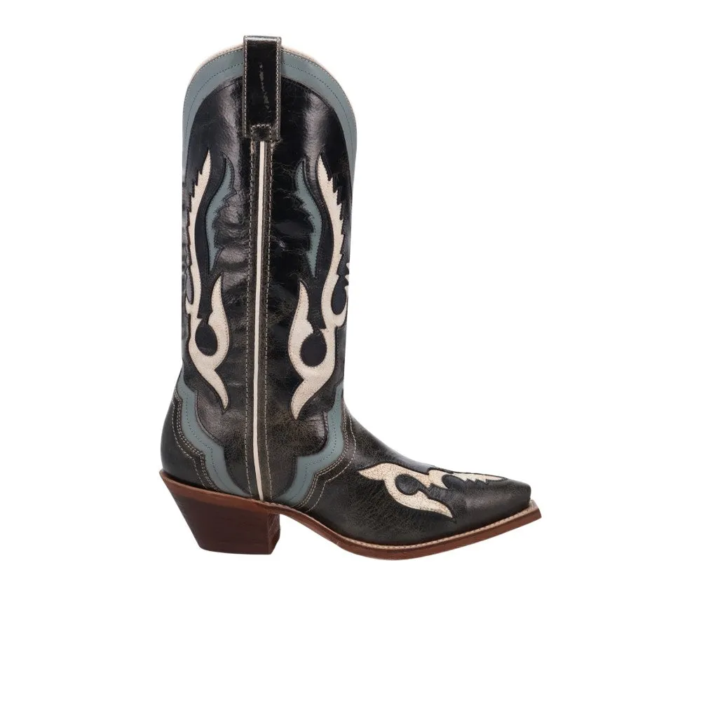 Honky-Tonk Halo Snip Toe Pull On Cowboy Boots sold by Shoebacca