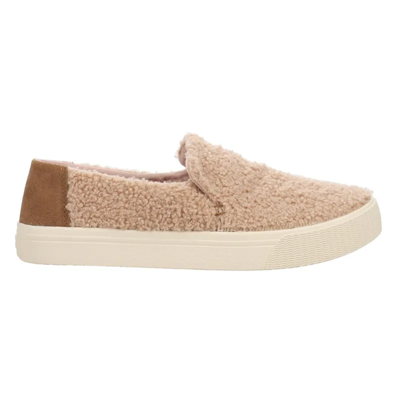 Sunset Faux Shearling Slip On Sneakers made by Toms
