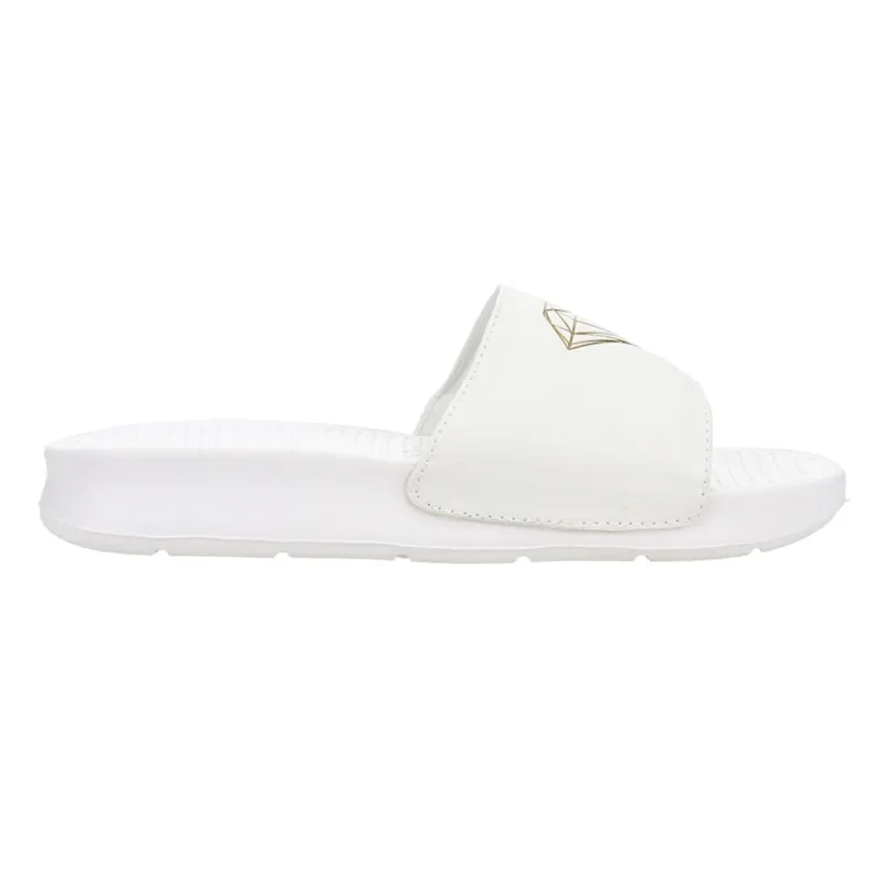 Fairfax Logo Slide Sandals made by Diamond Supply Co.