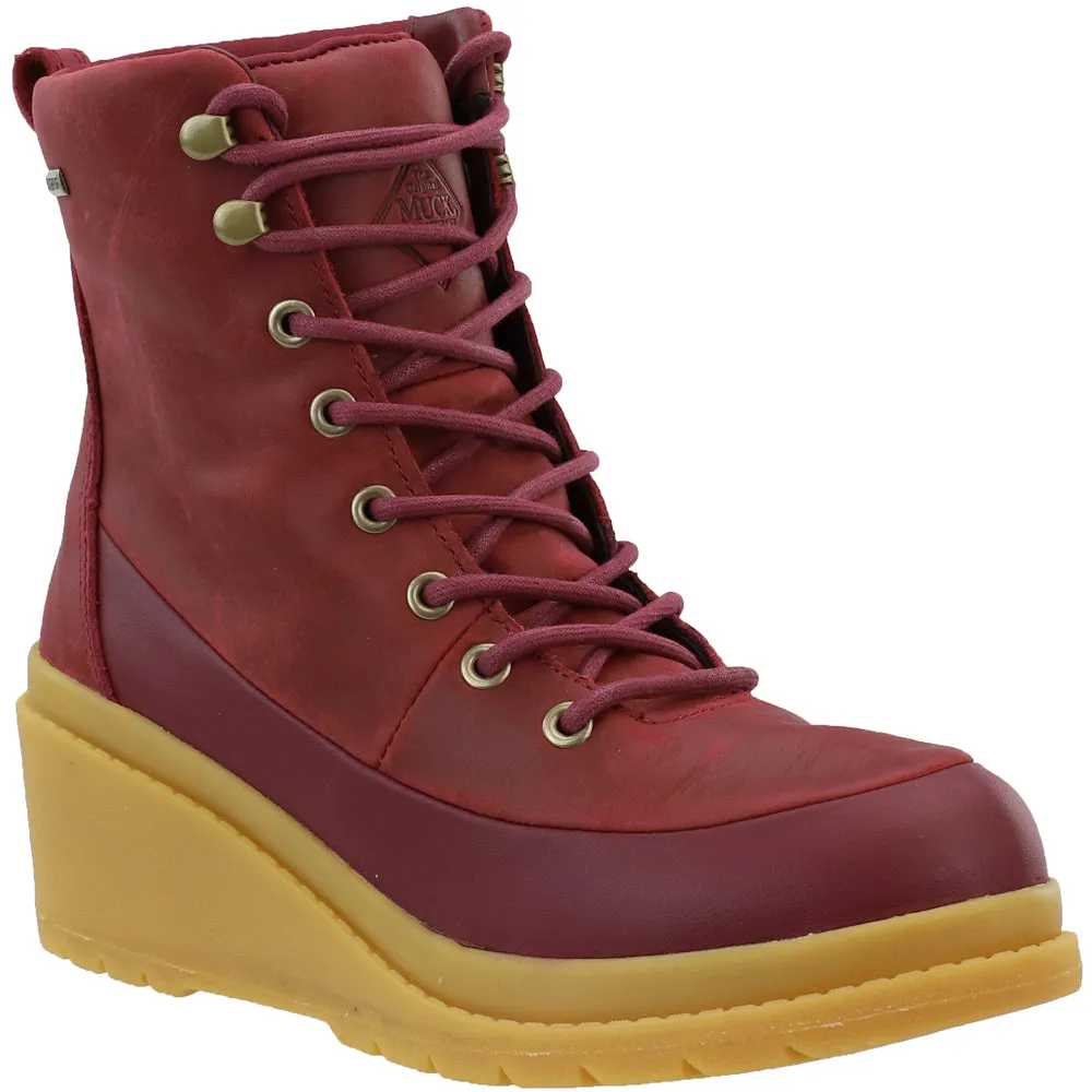 Liberty Wedge Lace Up Rain Booties sold by Shoebacca product image thumbnail 2