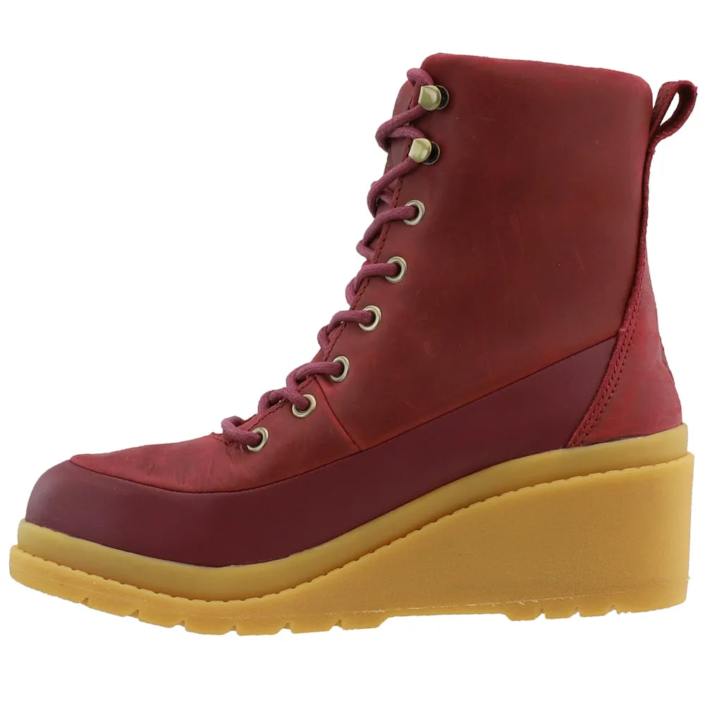 Liberty Wedge Lace Up Rain Booties sold by Shoebacca product image thumbnail 3