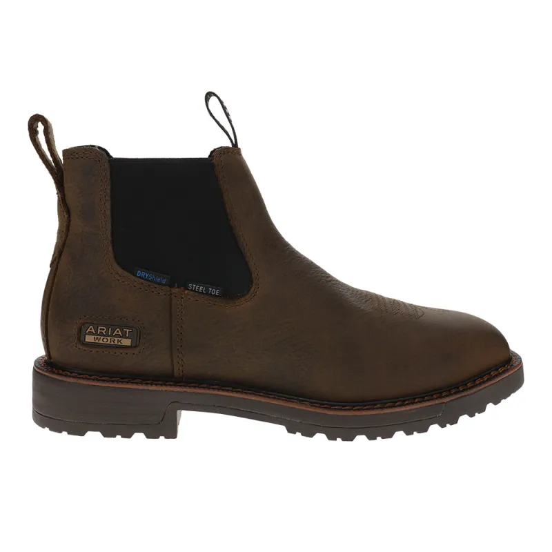 Activator Chelsea Wide 6 Inch Waterproof Steel Toe Work Boots made by Ariat
