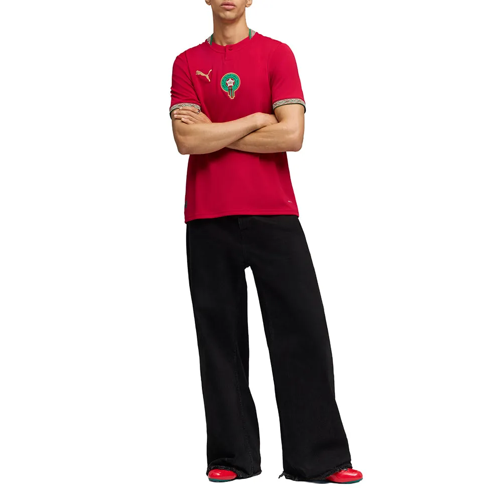Morocco Home Henley Neck Short Sleeve Replica Jersey sold by Shoebacca product image thumbnail 3