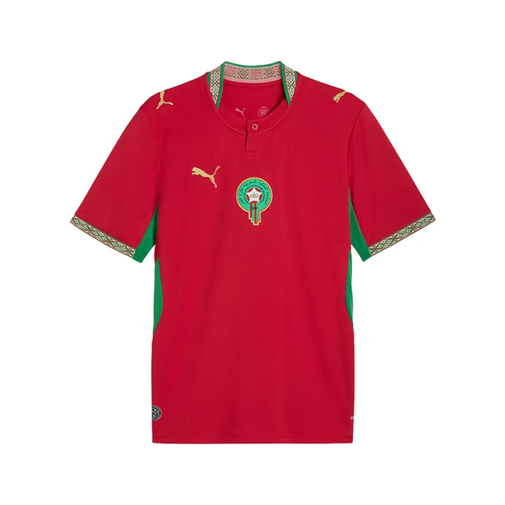 Morocco Home Henley Neck Short Sleeve Replica Jersey sold by Shoebacca