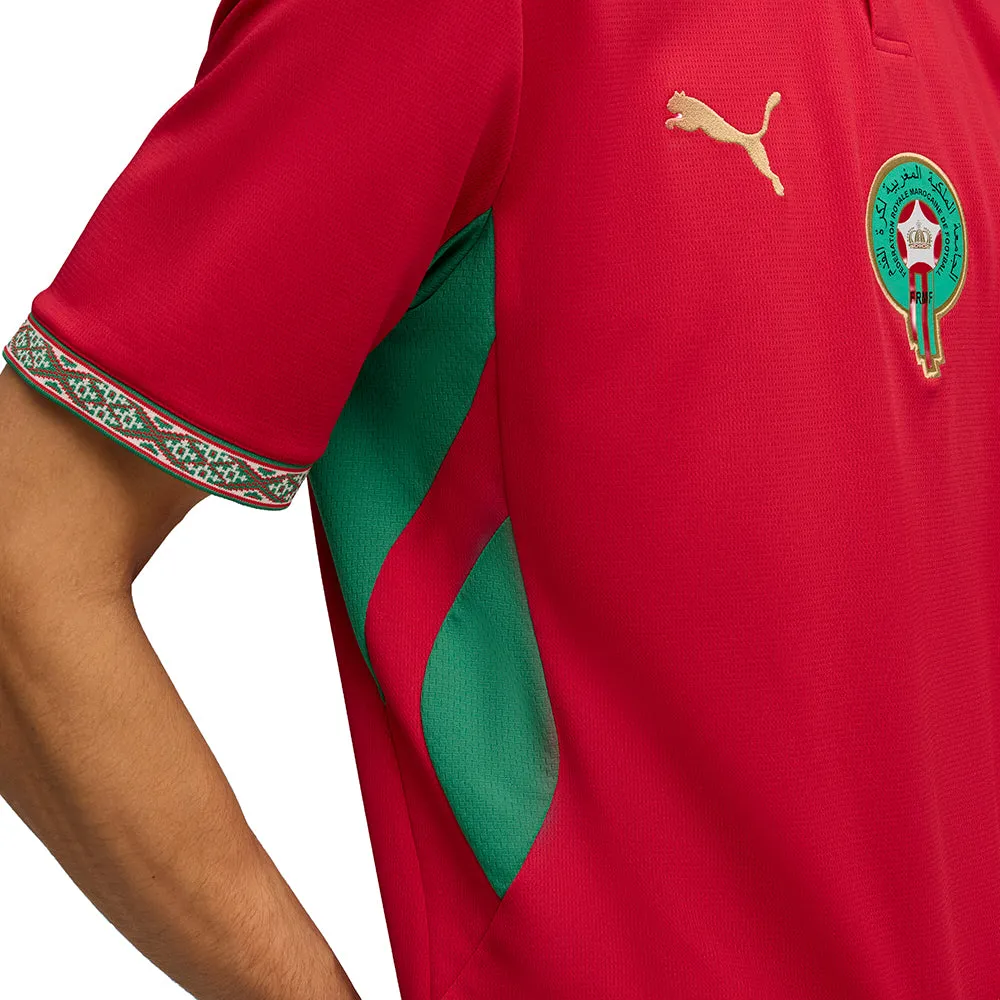 Morocco Home Henley Neck Short Sleeve Replica Jersey sold by Shoebacca product image thumbnail 5