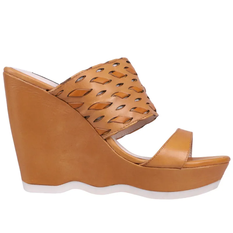 Get Smart Cut-Outs Platform Wedge Sandals made by Shoebacca