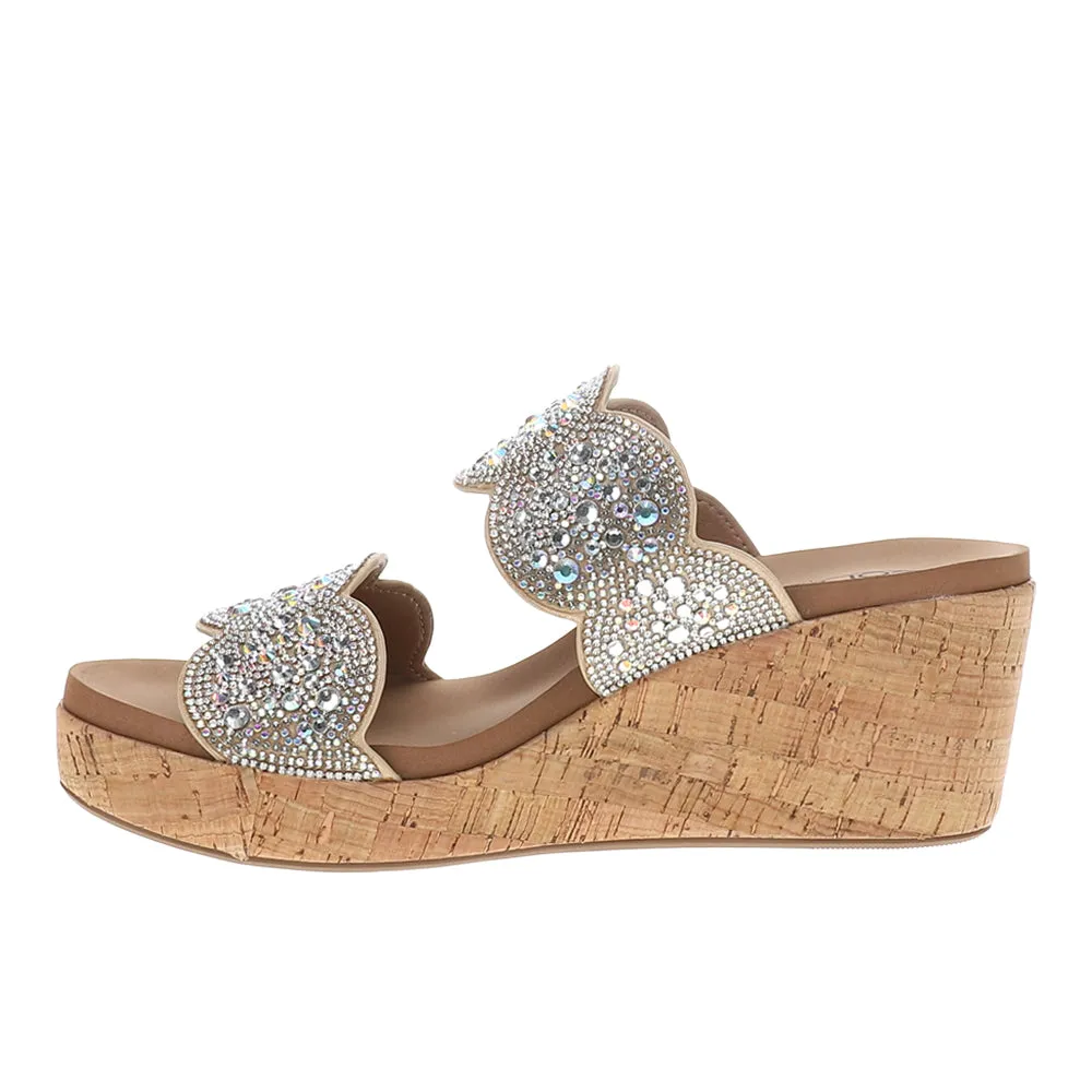 Make A Toast Rhinestone Wedge Sandals sold by Shoebacca product image thumbnail 3