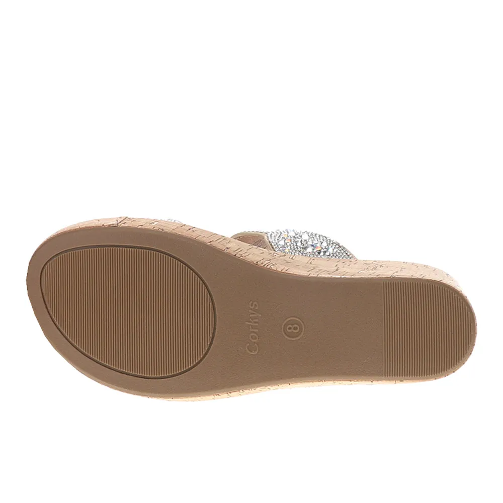 Make A Toast Rhinestone Wedge Sandals sold by Shoebacca product image thumbnail 5