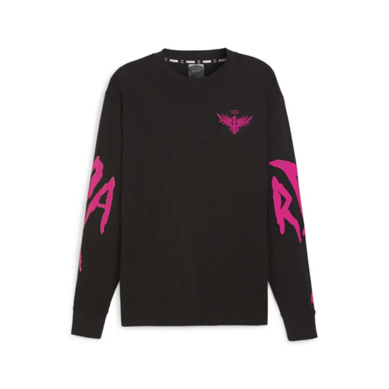 MELO X TOXIC Graphic Crew Neck Long Sleeve T-Shirt made by Puma