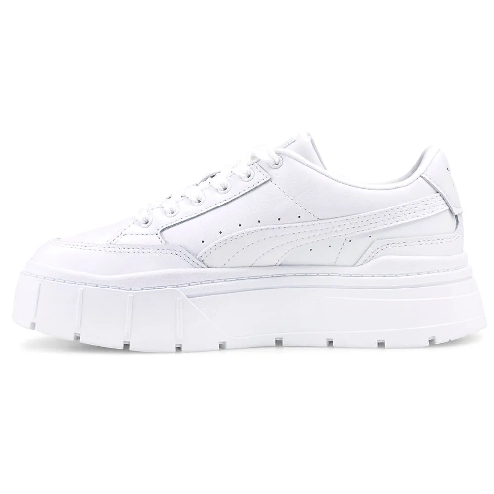 Mayze Stack Leather Platform Lace Up Sneakers sold by Shoebacca product image thumbnail 3