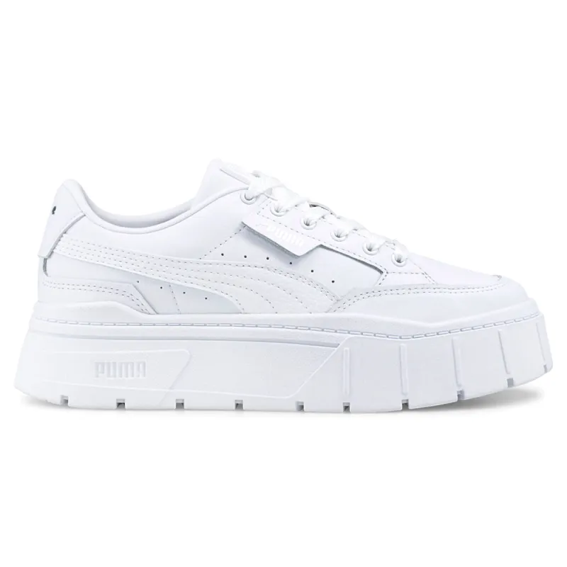 Mayze Stack Leather Platform Lace Up Sneakers made by Puma