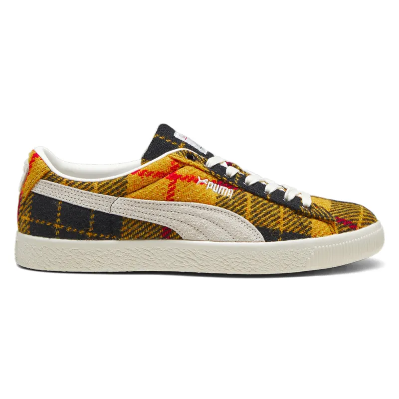 Suede VTG Harris Tweed Lace Up Sneakers made by Puma