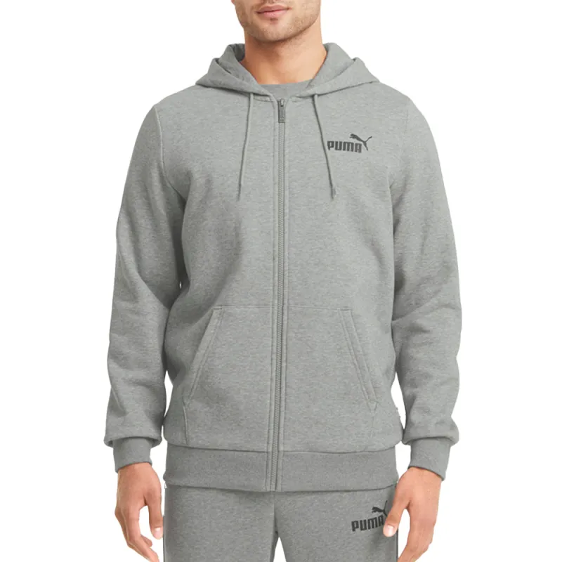 Essentials Small Logo Full Zip Hoodie made by Puma