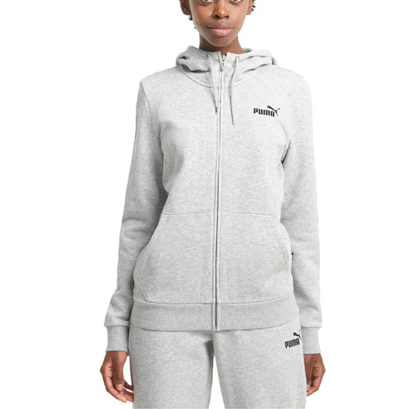 Essentials Small Logo Full Zip Hoodie made by Puma