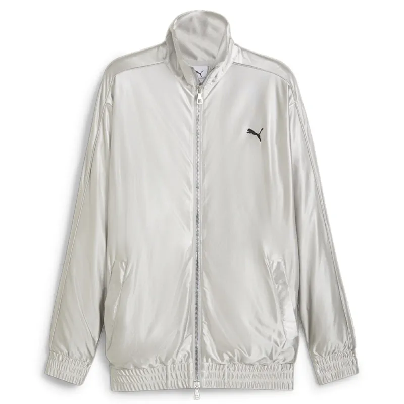 T7 Oversized Metallic Full Zip Track Jacket made by Puma