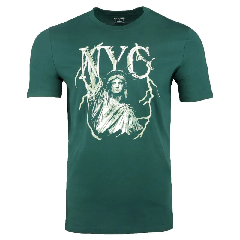 NYC Electric Liberty Crew Neck Short Sleeve T-Shirt made by Puma