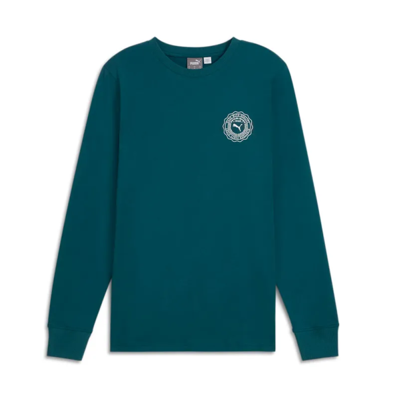 Vintage Sport Crew Neck Long Sleeve T-Shirt made by Puma