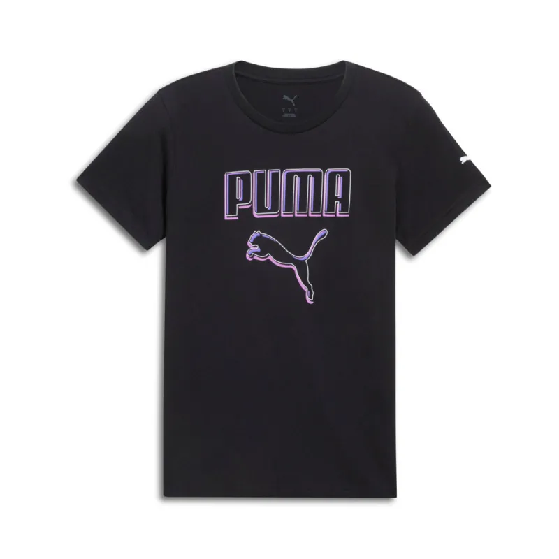 Vivid Graphic Crew Neck Short Sleeve T-Shirt made by Puma